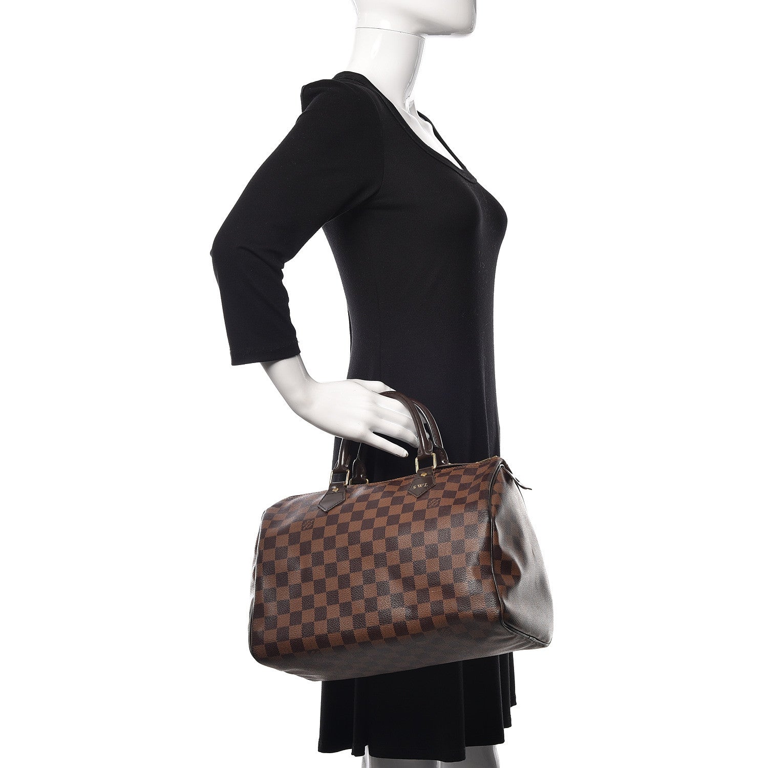 Louis Vuitton Damier Ebene Speedy 30 2 of 21