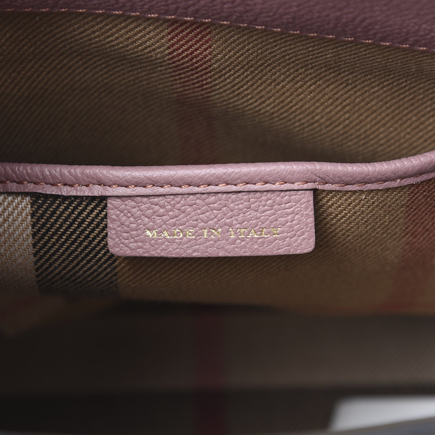 Burberry Soft Grain Calfskin Small Buckle Tote Dusty Pink 5 of 10