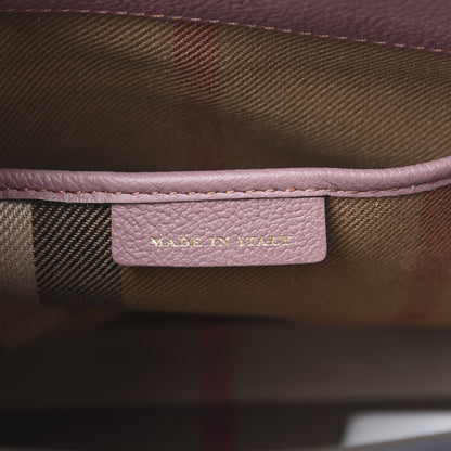 Burberry Soft Grain Calfskin Small Buckle Tote Dusty Pink 5 of 10