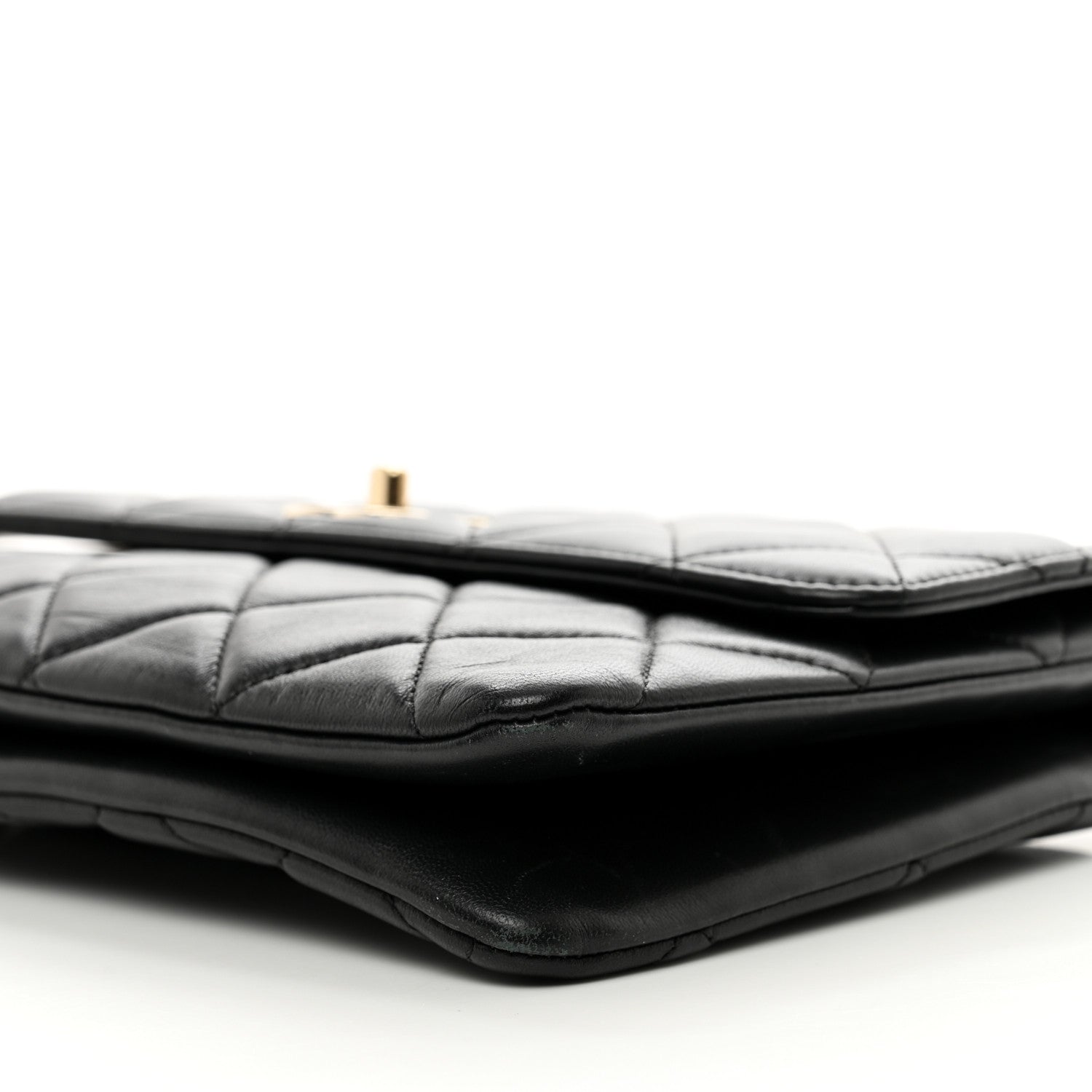 Chanel Lambskin Quilted Medium Trendy CC Flap Black 10 of 10
