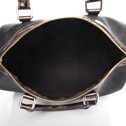 Gucci Metallic Monogram GG Plus Boston Tote Bronze 5 of 12