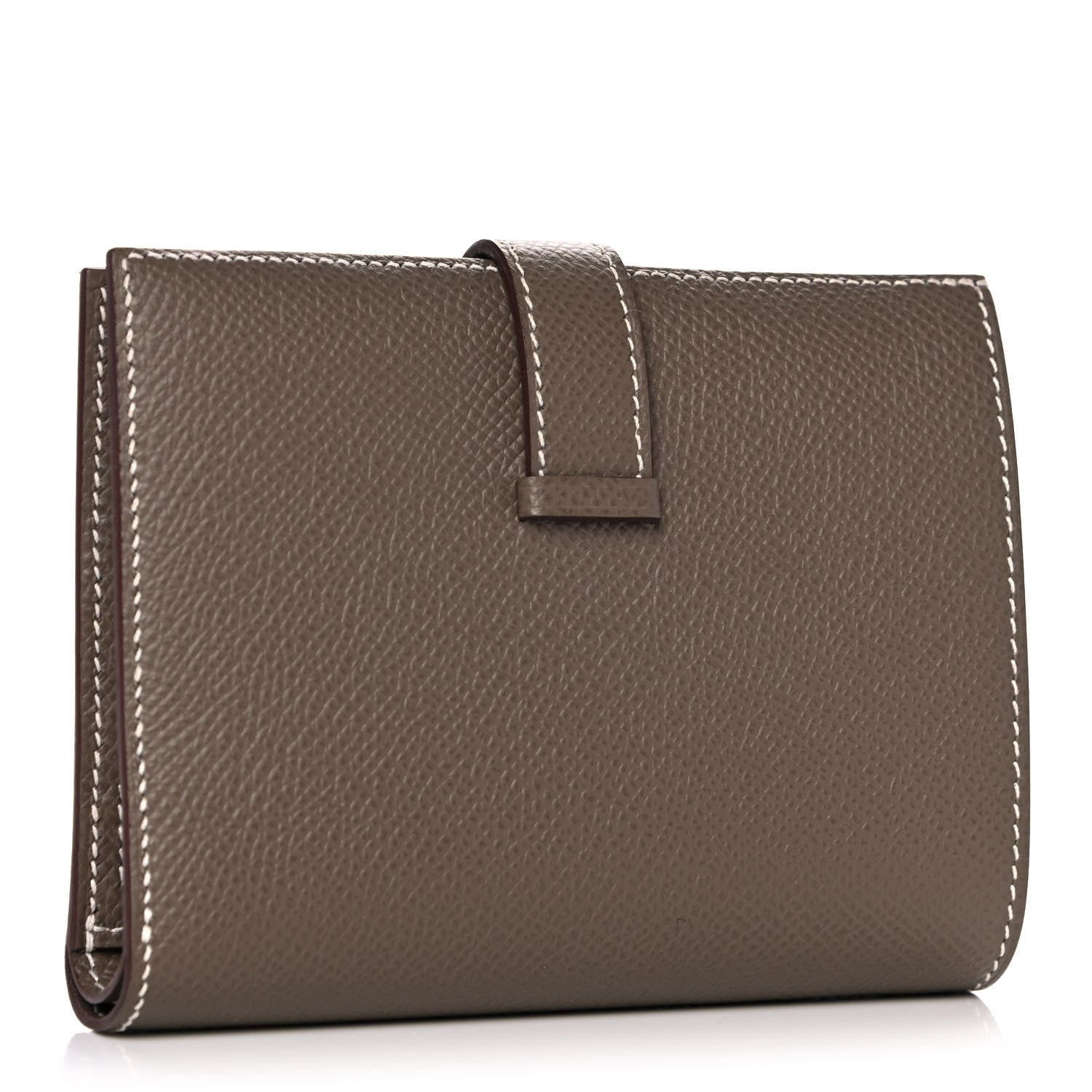 Hermes Epsom Bearn Compact Wallet Etoupe 3 of 11