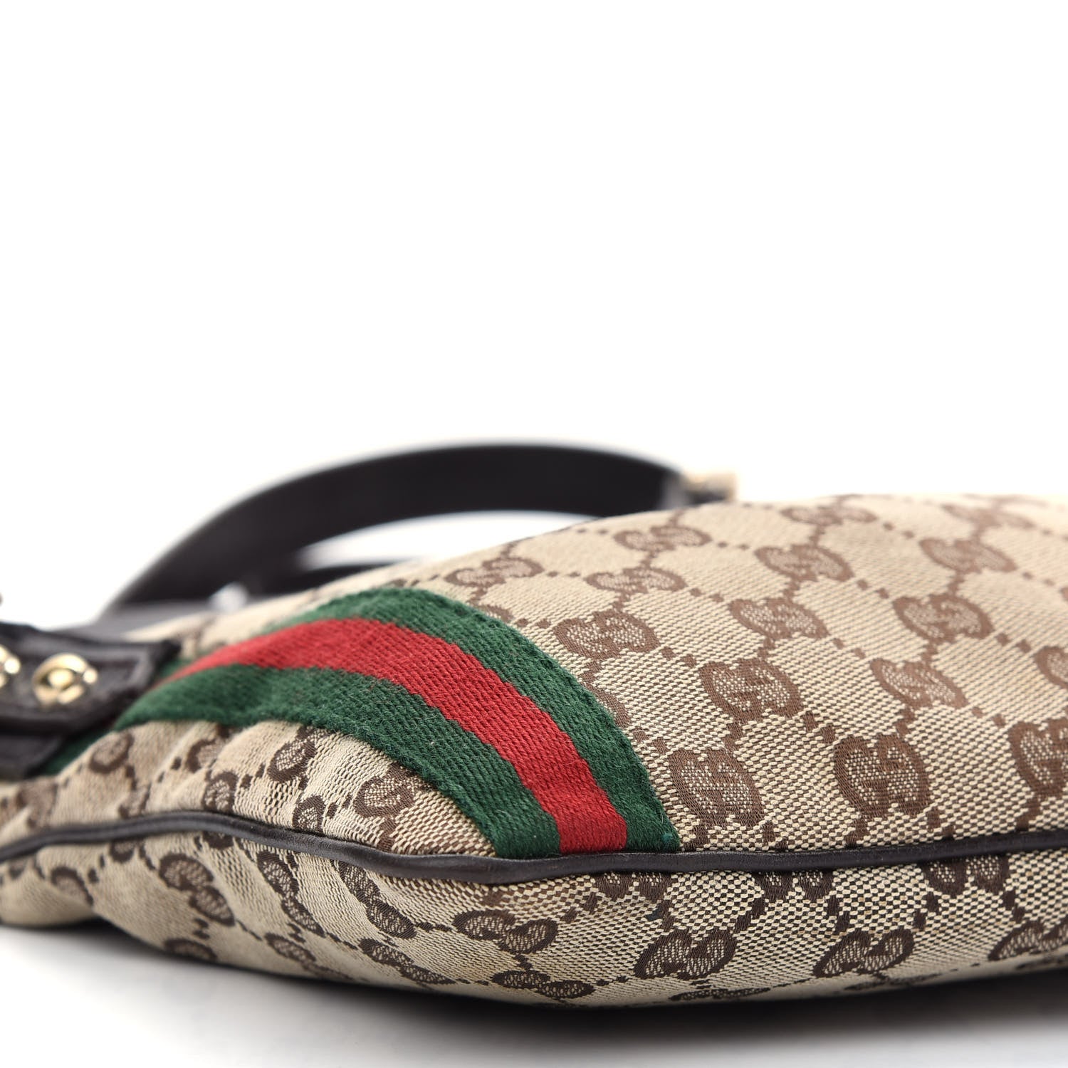 Gucci Monogram Web Jolicoeur Charms Messenger Dark Brown 8 of 10