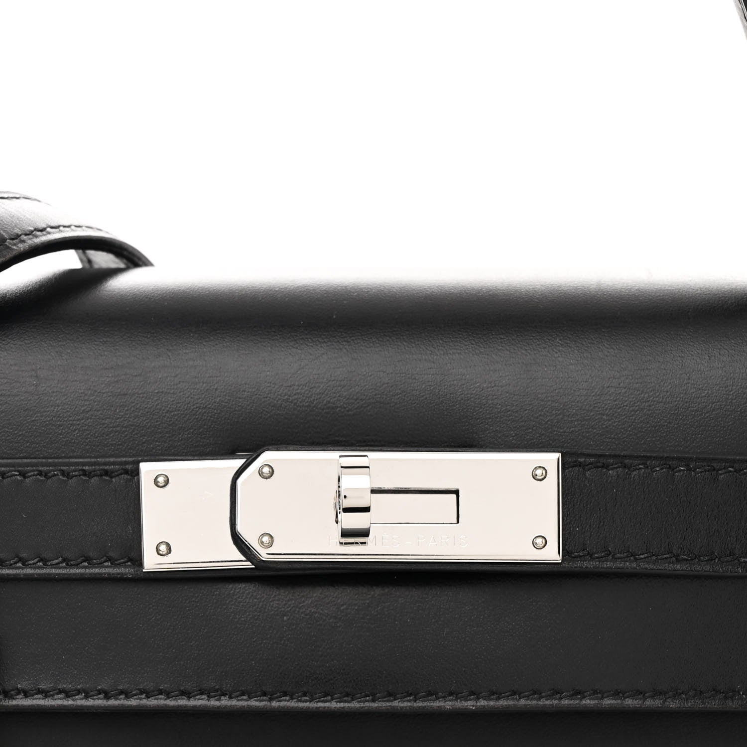 Hermes Box Kelly Sellier 28 Black 8 of 16