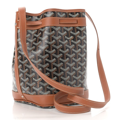 Goyard Goyardine Petit Flot Bucket Bag PM Black Gold 3 of 9