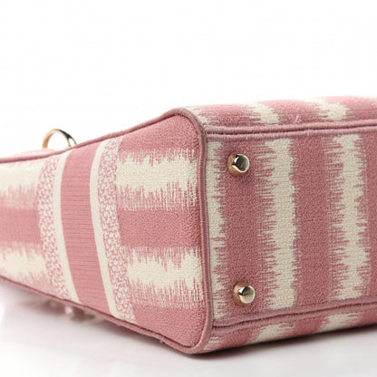 Christian Dior Canvas Medium D-Stripes Lady D-Lite Pink 9 of 13