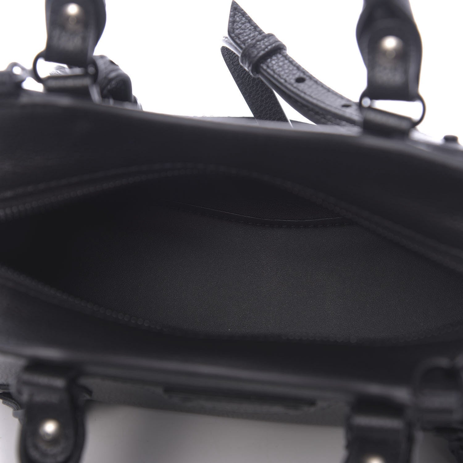Balenciaga Grained Calfskin Neo Classic Black Hardware Mini City Black 5 of 9