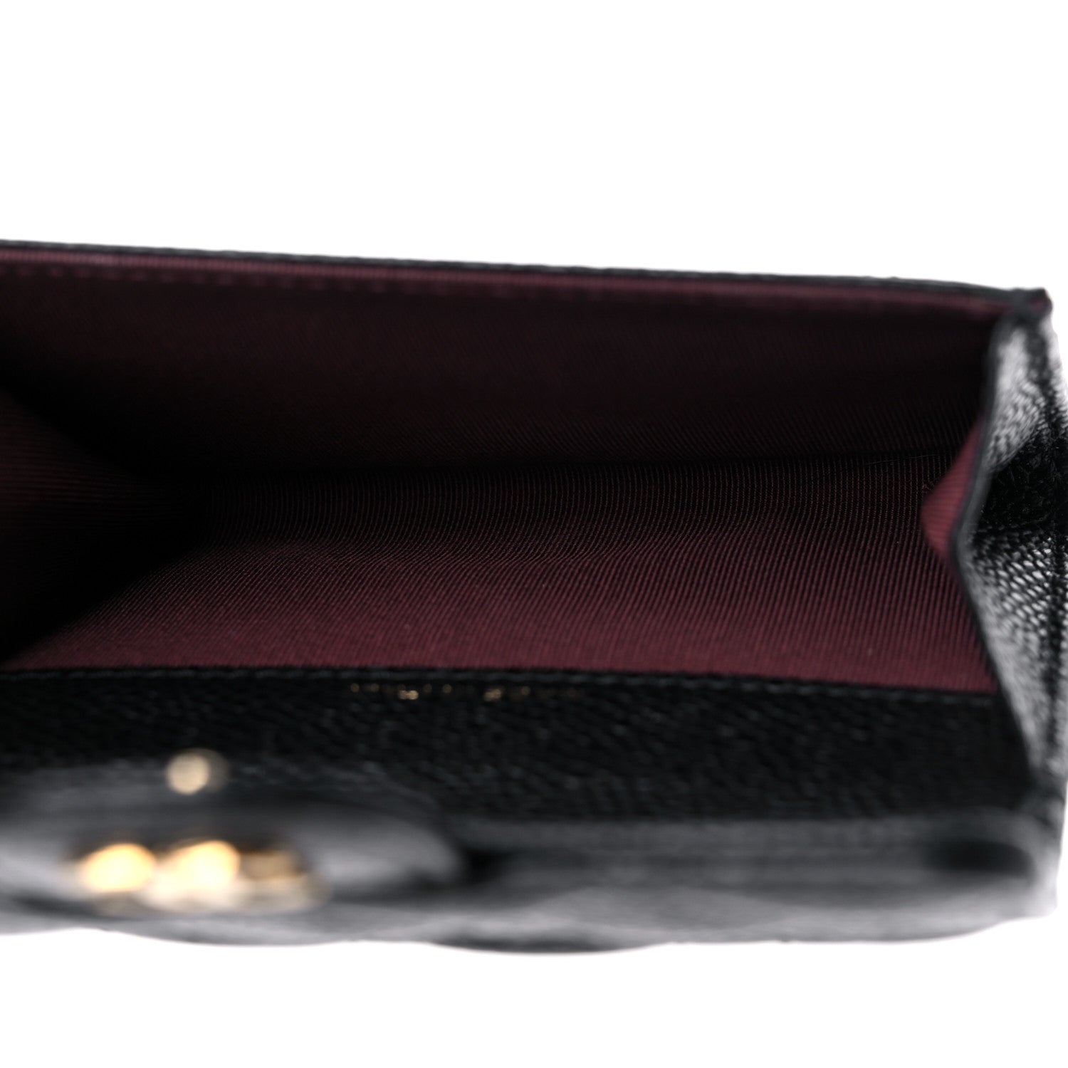 Chanel Caviar Quilted Flap Card Holder Black 5 of 9