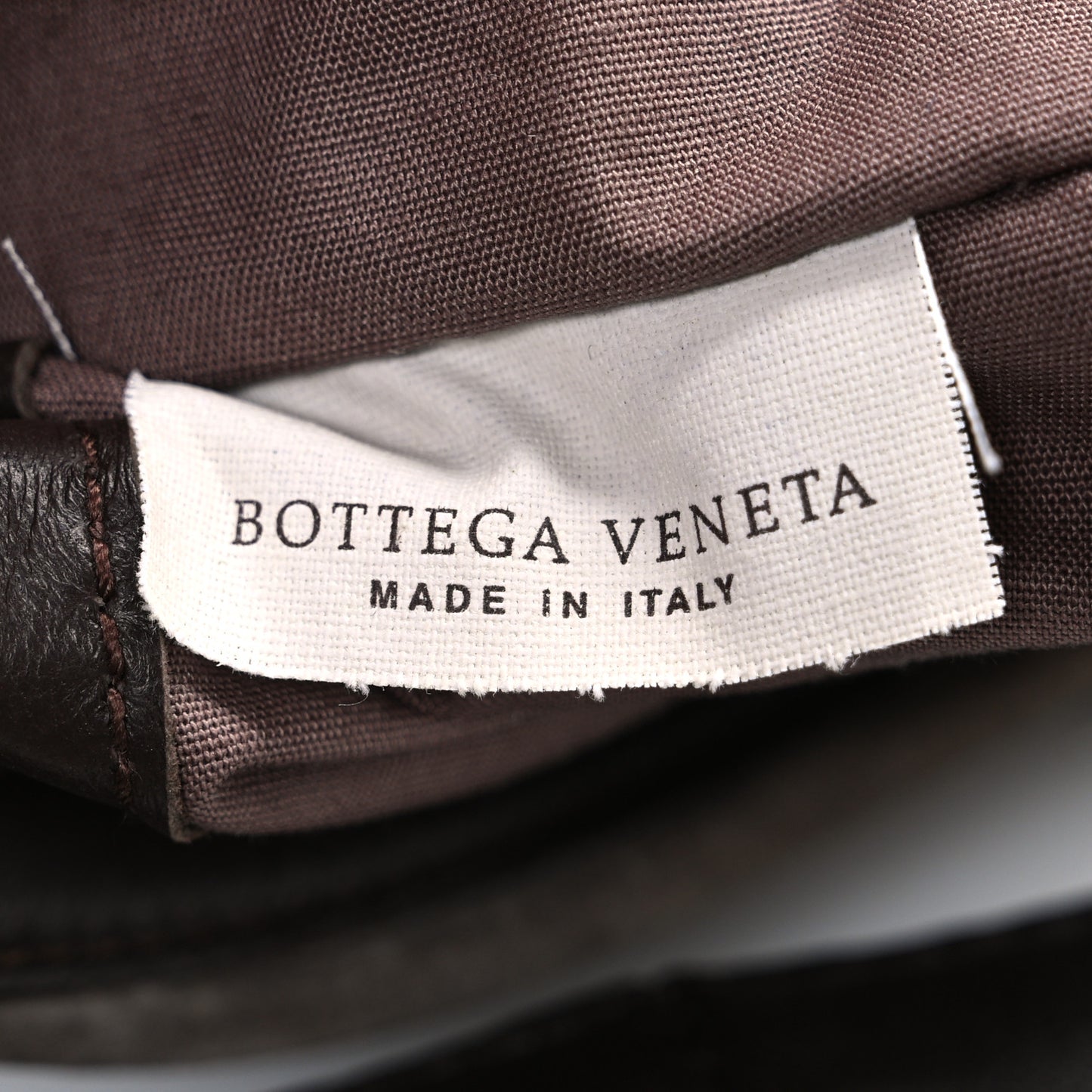 Nappa Intrecciato Medium Belly Veneta Hobo Ebano