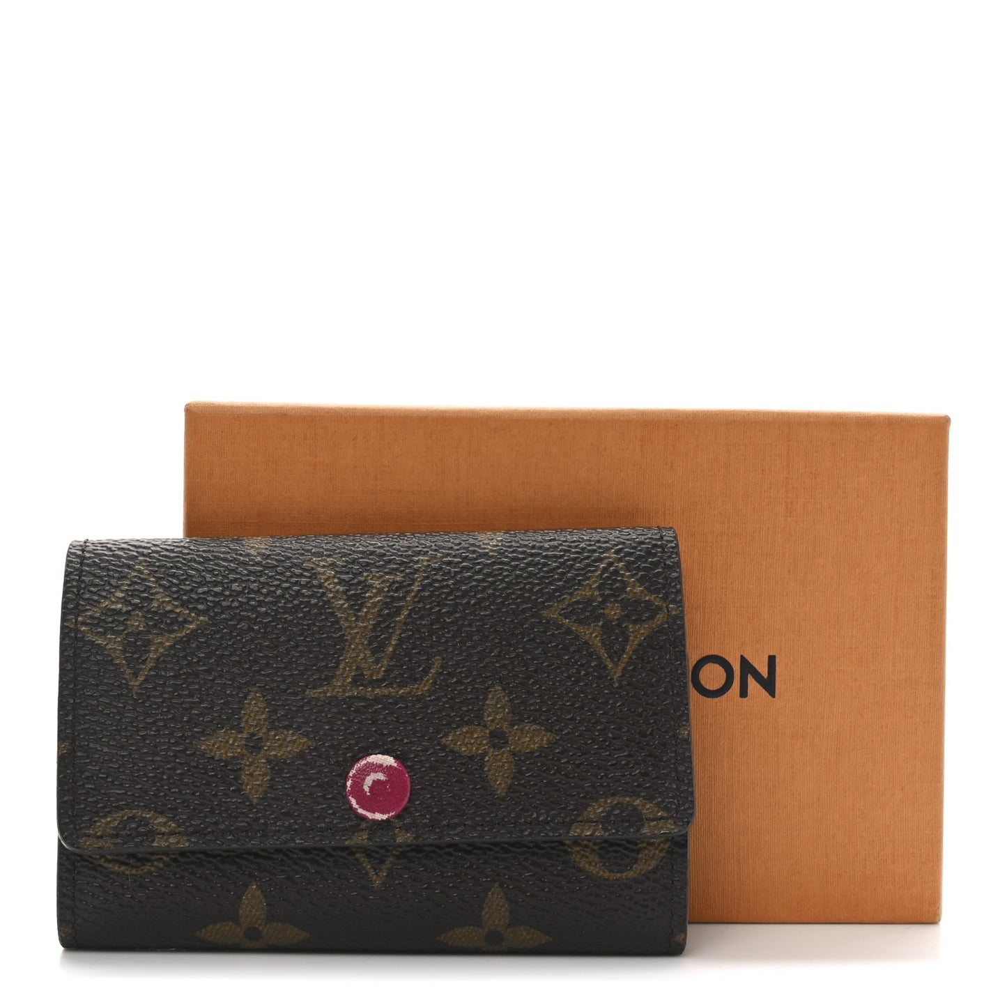 Monogram 6 Key Multicles Holder Fuchsia