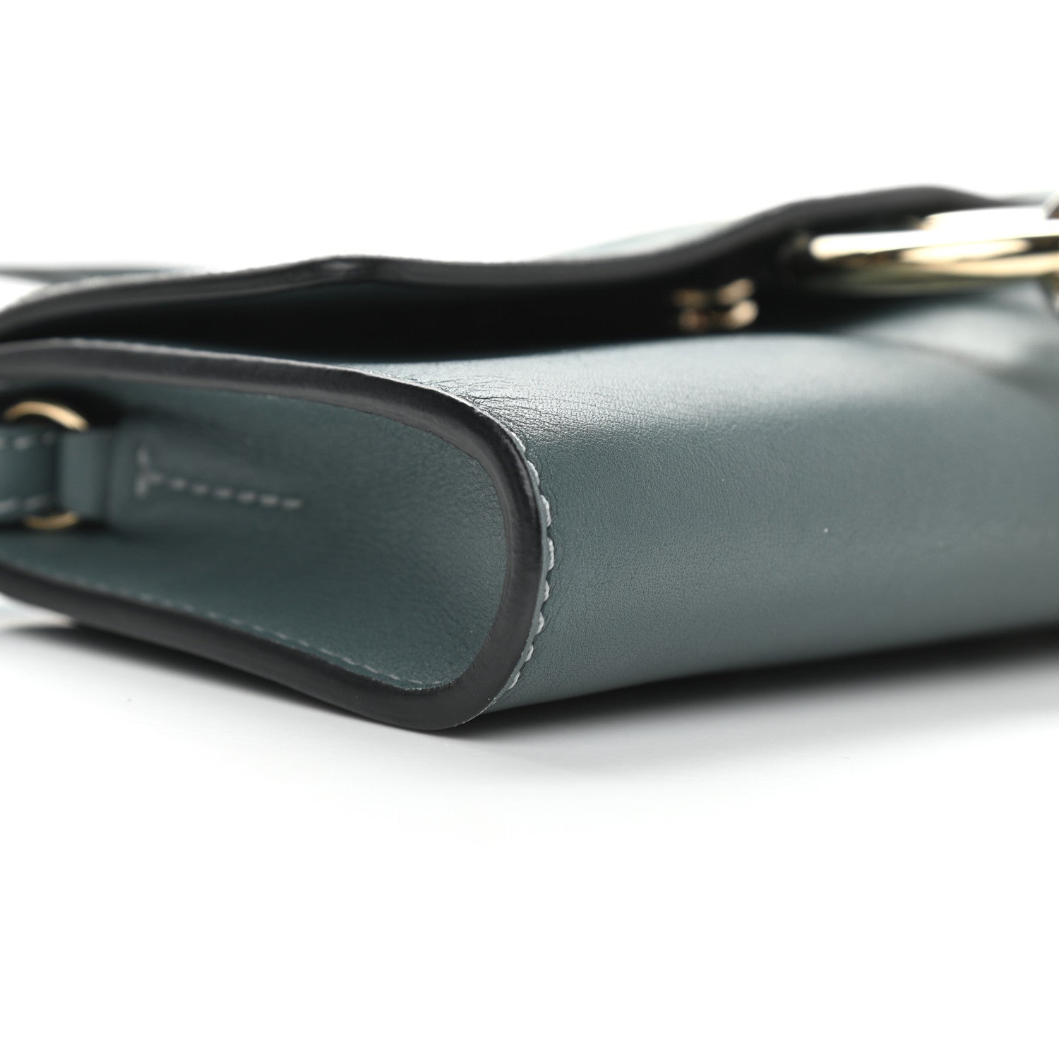 Chloe Suede Calfskin Small Faye Shoulder Bag Cloudy Blue 9 of 11