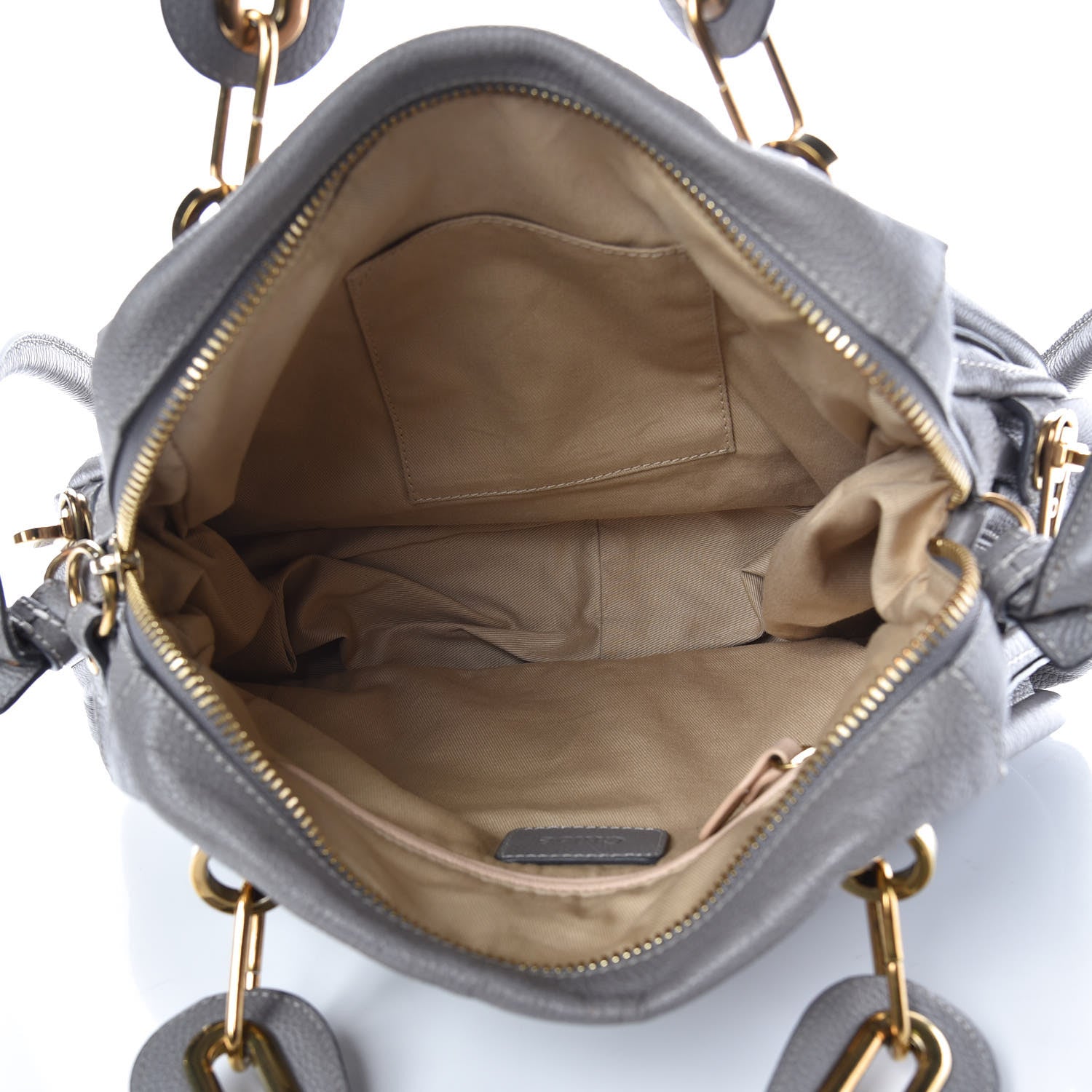 Chloe Calfskin Medium Paraty Cashmere Grey 5 of 14