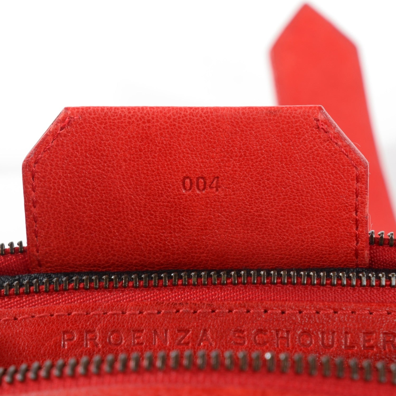 Proenza Schouler Lambskin Medium PS1 Satchel Bright Red 2 of 11