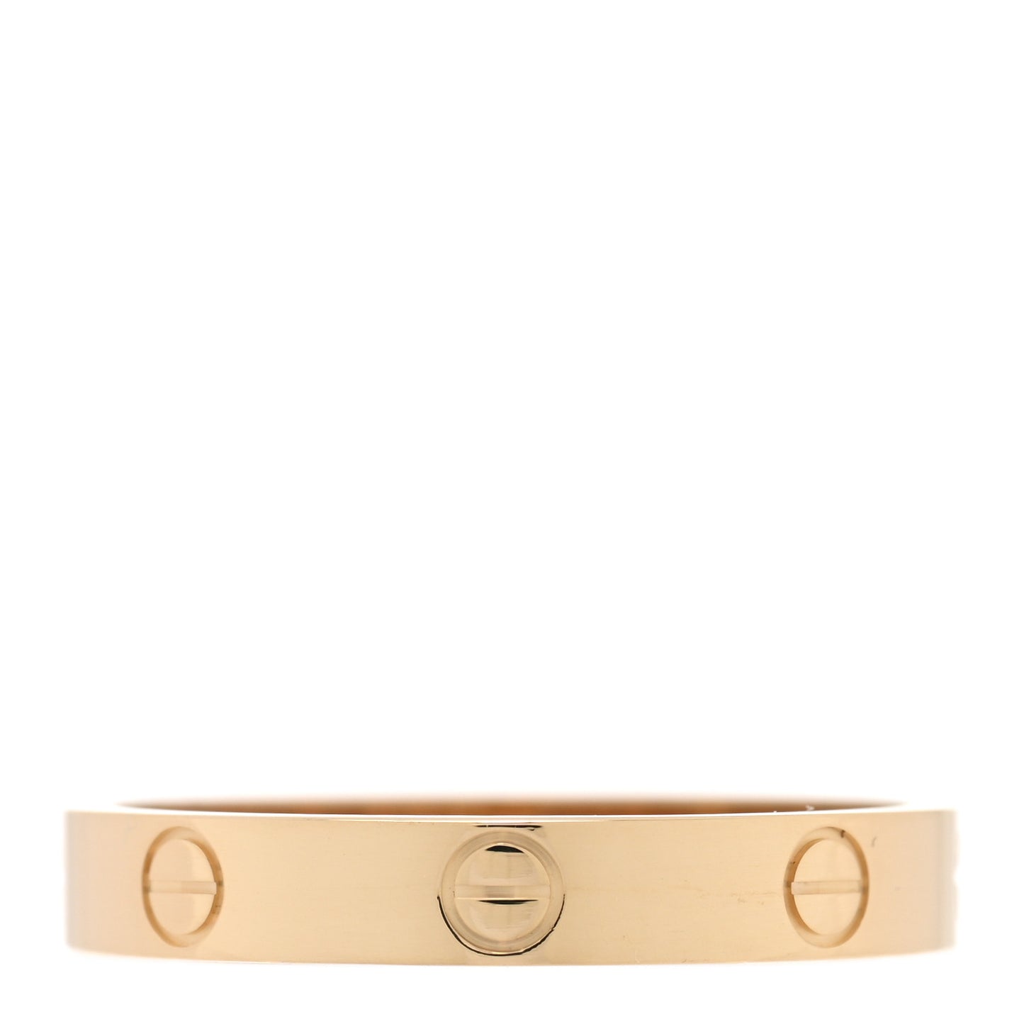 18K Yellow Gold 3.5mm LOVE Wedding Band Ring 62 10