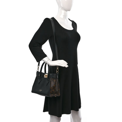 Louis Vuitton Calfskin Monogram On My Side PM Black 2 of 8