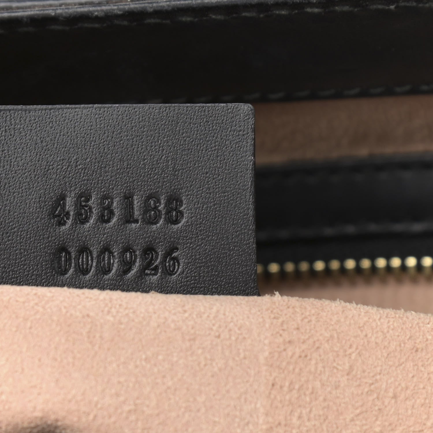 Gucci Guccissima Signature Small Padlock Top Handle Bag Black 7 of 16