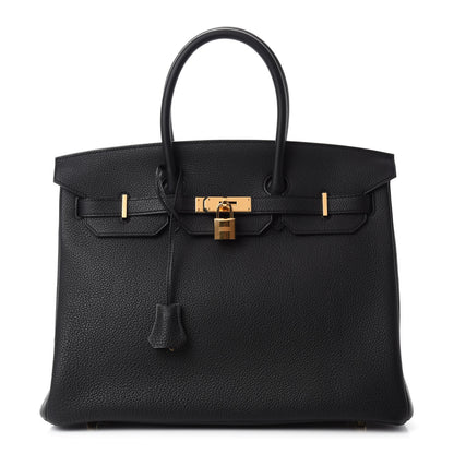 Hermes Togo Birkin 35 Black 1 of 11