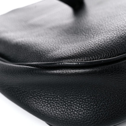 Salvatore Ferragamo Calfskin Reverse Hobo Black 9 of 13