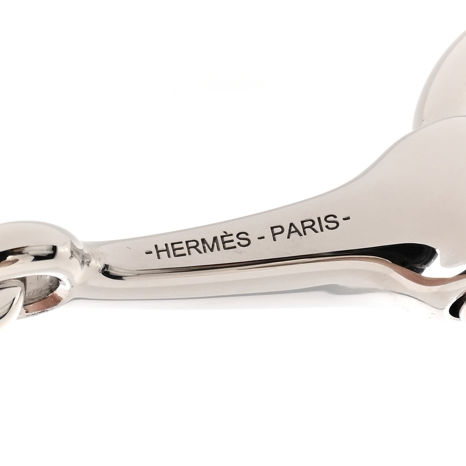 Hermes Palladium Mors Scarf Ring Gold 3 of 4