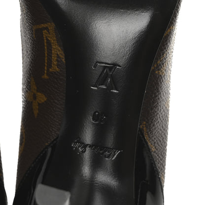 Louis Vuitton Monogram Cherie Pumps 40 Black 7 of 10