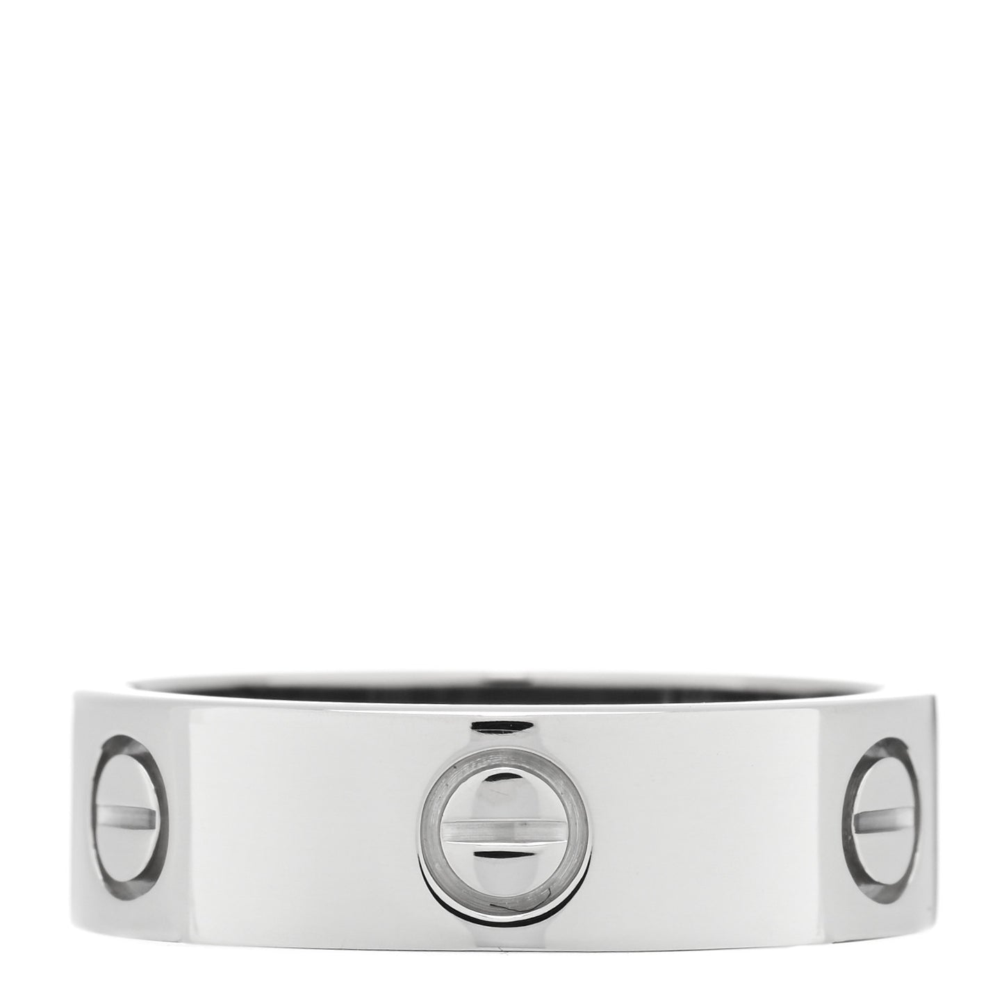 18K White Gold 5.5mm LOVE Ring 59 8.75