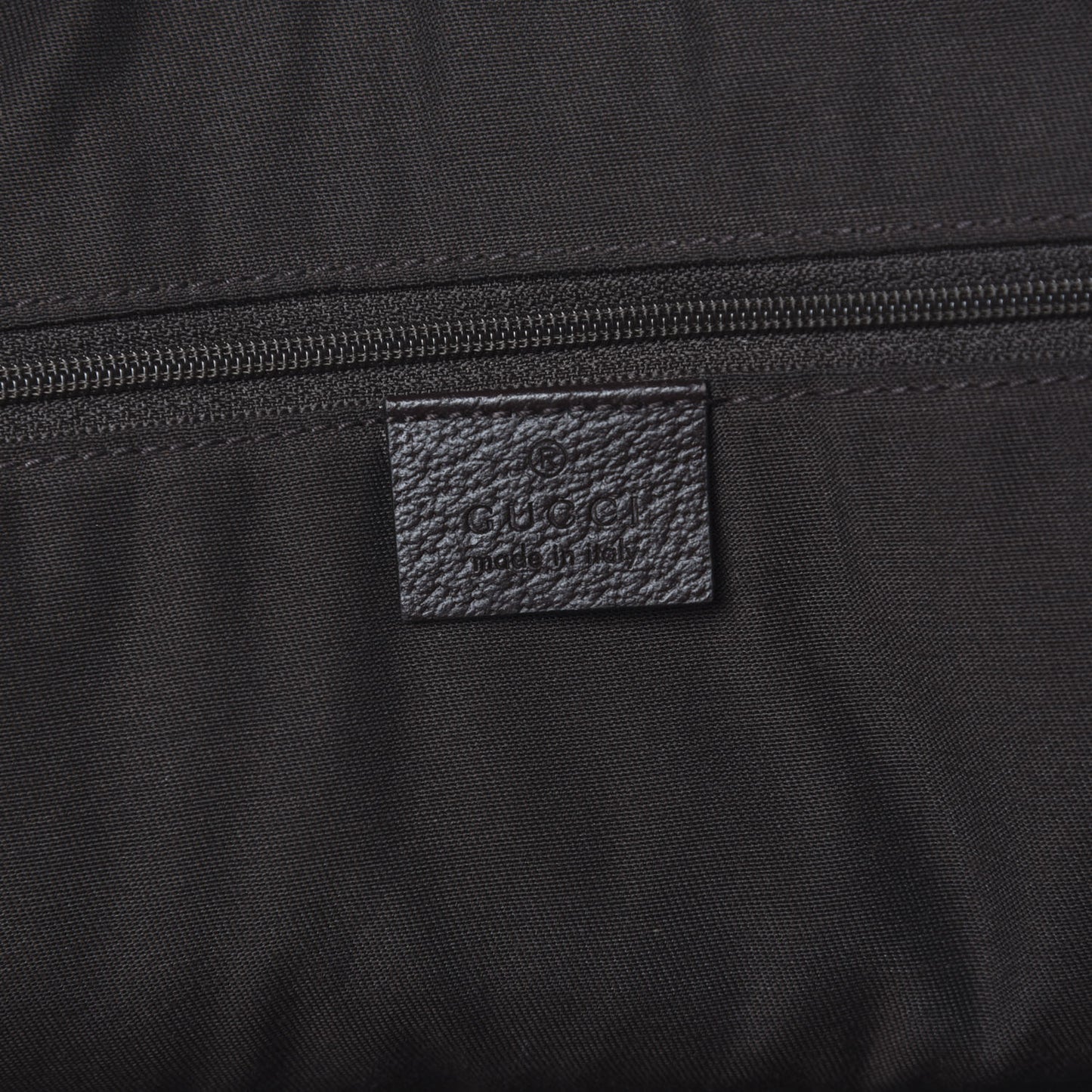 Monogram Medium Abbey Tote Dark Brown