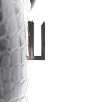 Hermes Shiny Porosus Crocodile Birkin 40 Graphite 22 of 45