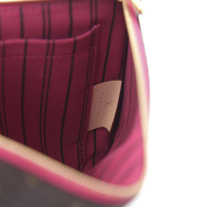 Louis Vuitton Monogram Neverfull MM GM Pochette Pivoine 7 of 10
