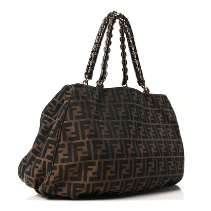 Fendi Zucca Mia Tote Tobacco 3 of 10