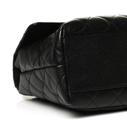 Chanel Caviar Quilted Jumbo Kelly Flap Black 9 of 11