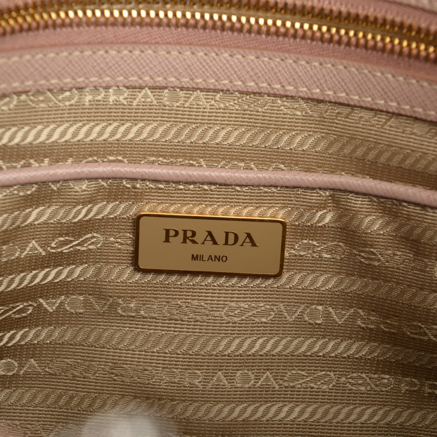 Prada Saffiano Medium Galleria Double Zip Tote Cammeo 7 of 10