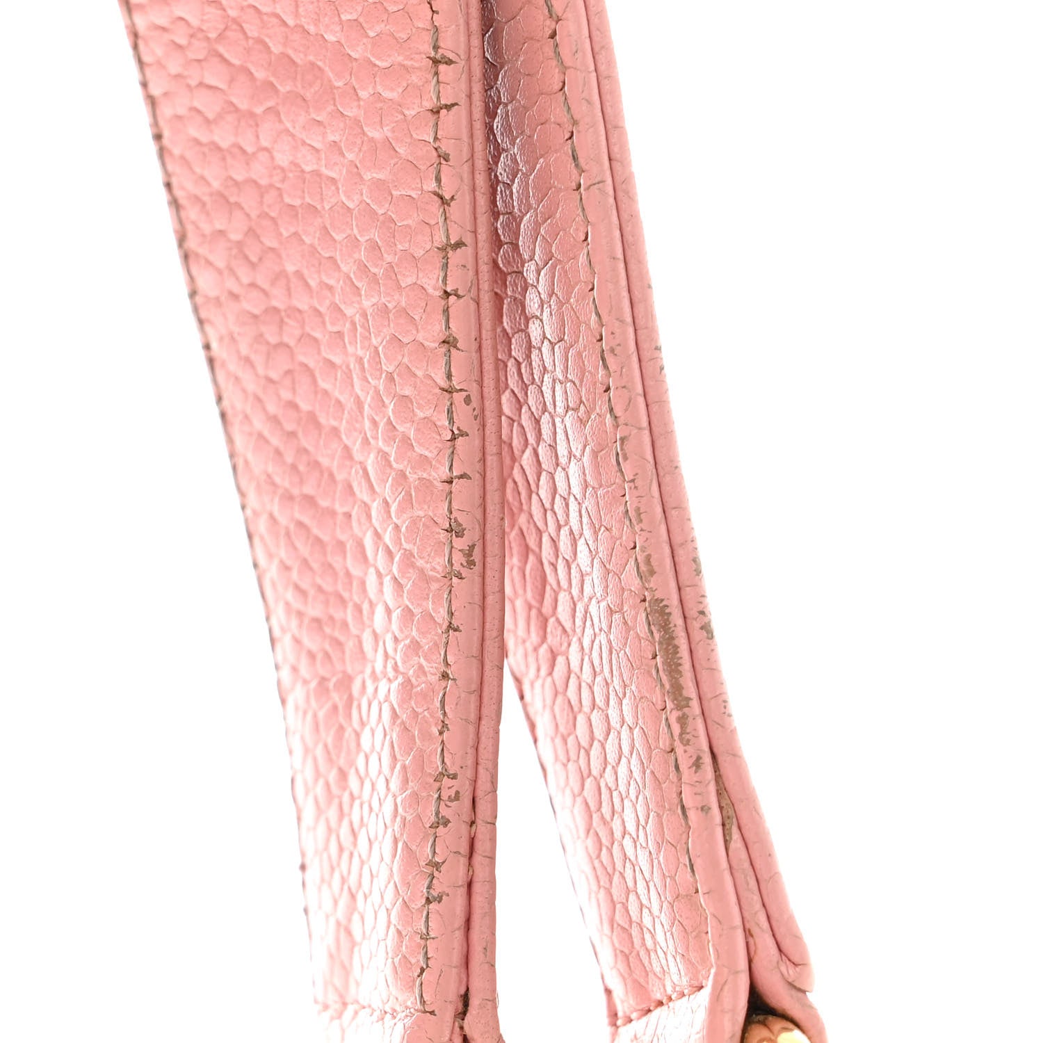 Chanel Caviar Quilted Petit Shopping Tote PST Pink 17 of 17
