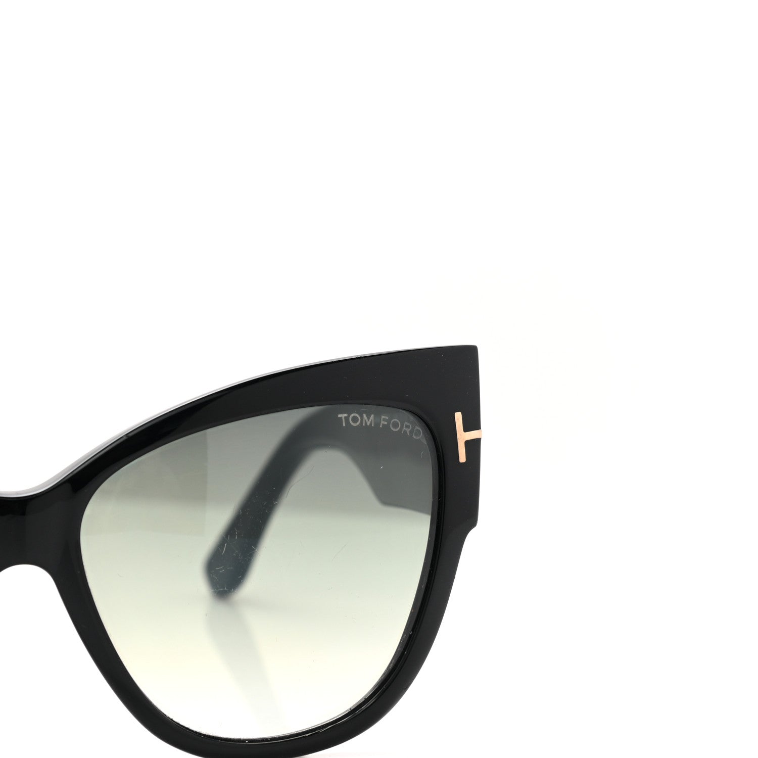 Tom Ford Acetate Anoushka Cat Eye Sunglasses TF371 Black 8 of 9