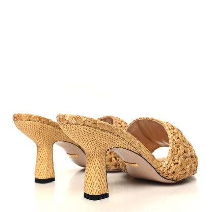 Gucci Marrakech Waving Flower GG Marmont 75mm Slide Sandals 38 Natural 4 of 9