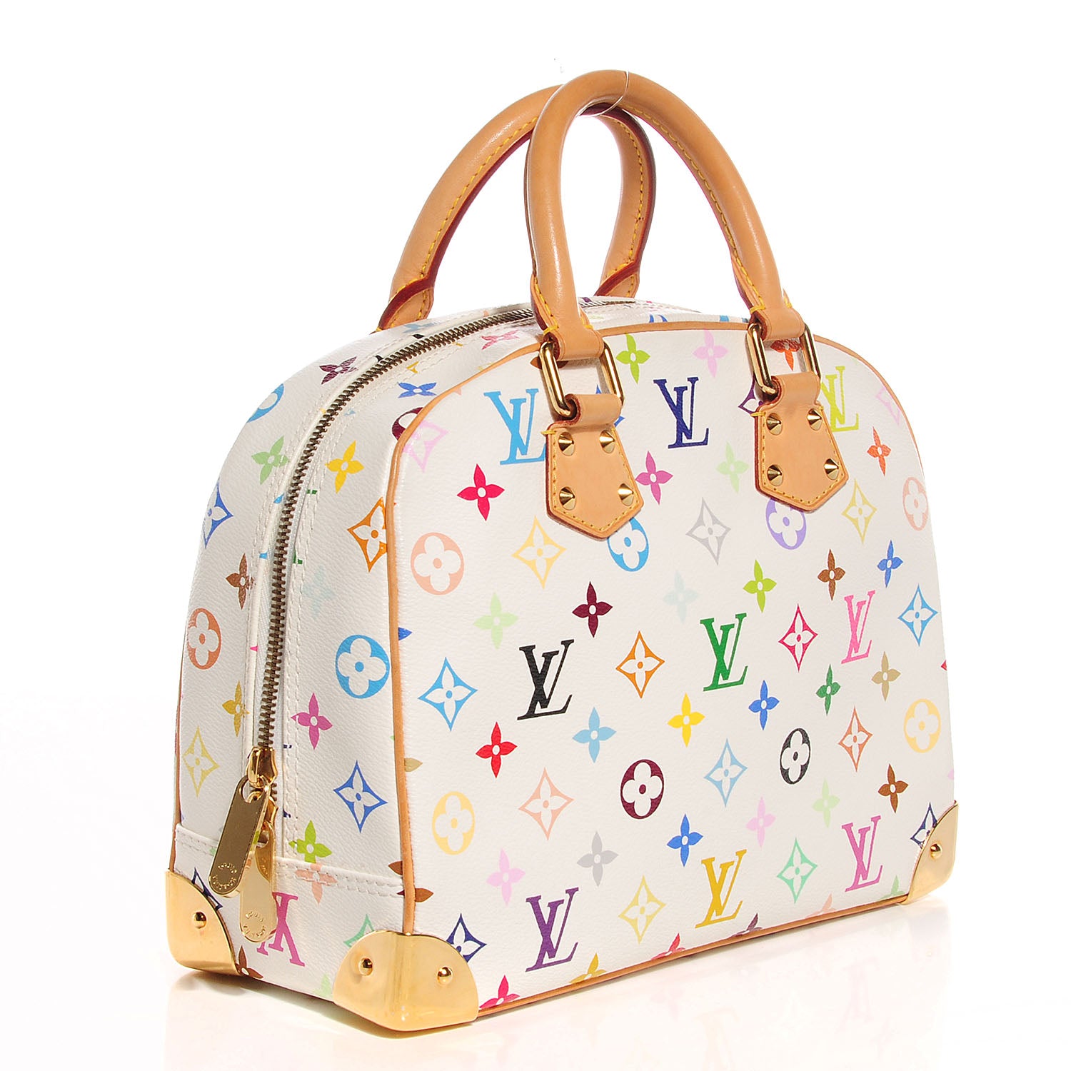 Louis Vuitton Monogram Multicolor Trouville White 3 of 7