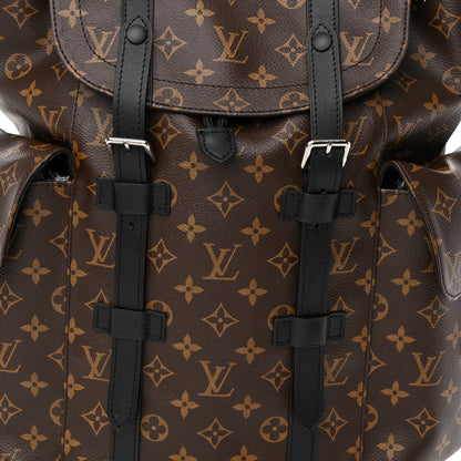 Louis Vuitton Monogram Macassar Christopher PM Backpack 7 of 9