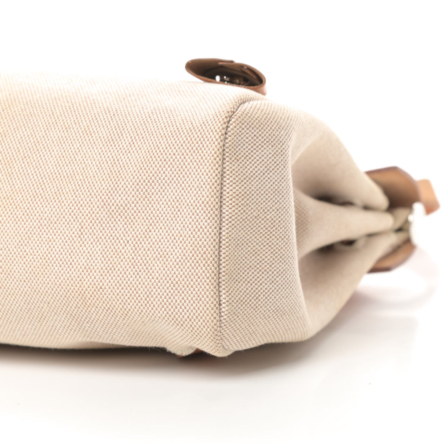 Toile Vache Calfskin Herbag 30 PM Backpack Natural