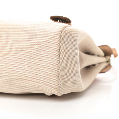 Hermes Toile Vache Calfskin Herbag 30 PM Backpack Natural 11 of 16