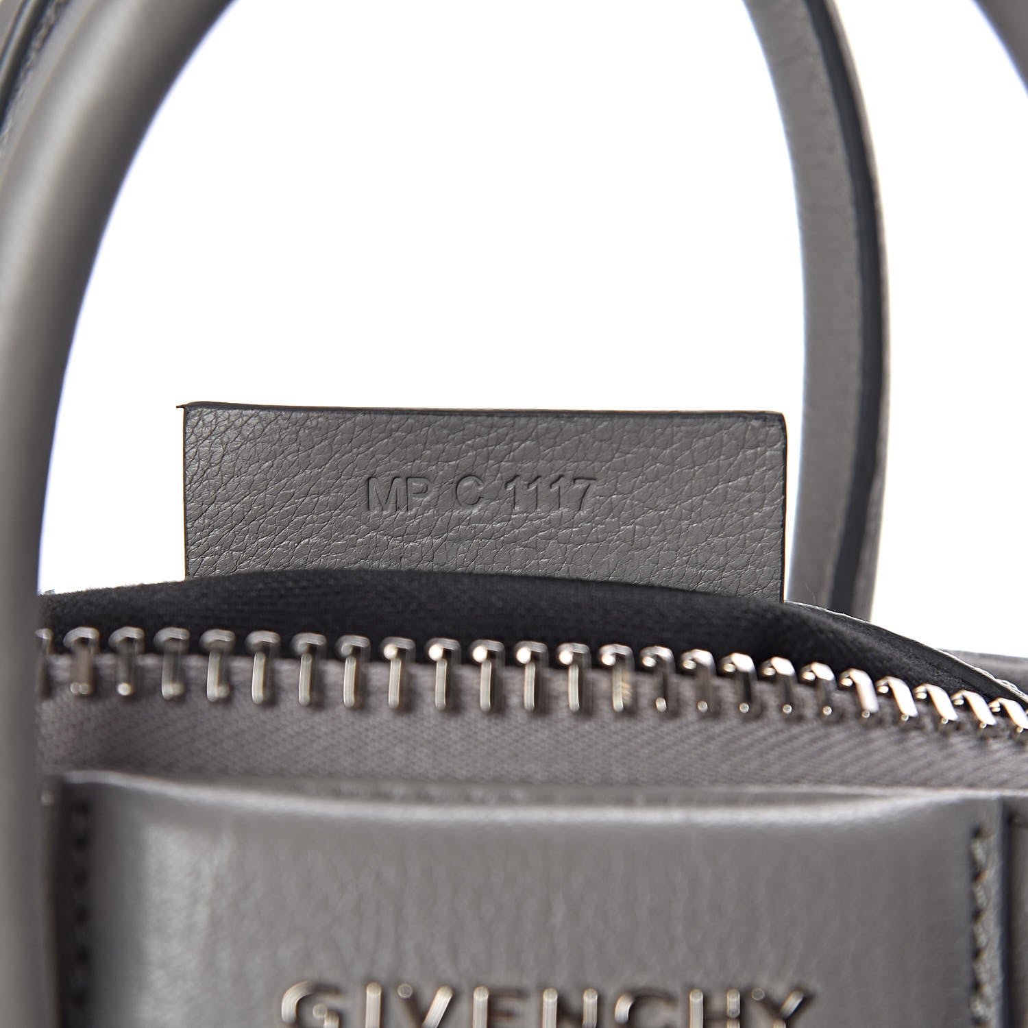 Givenchy Sugar Goatskin Mini Antigona Pearl Grey 7 of 11