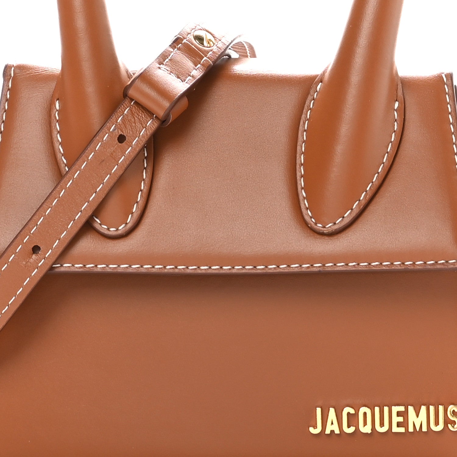 Jacquemus Smooth Calfskin Le Chiquito Moyen Light Brown 7 of 9