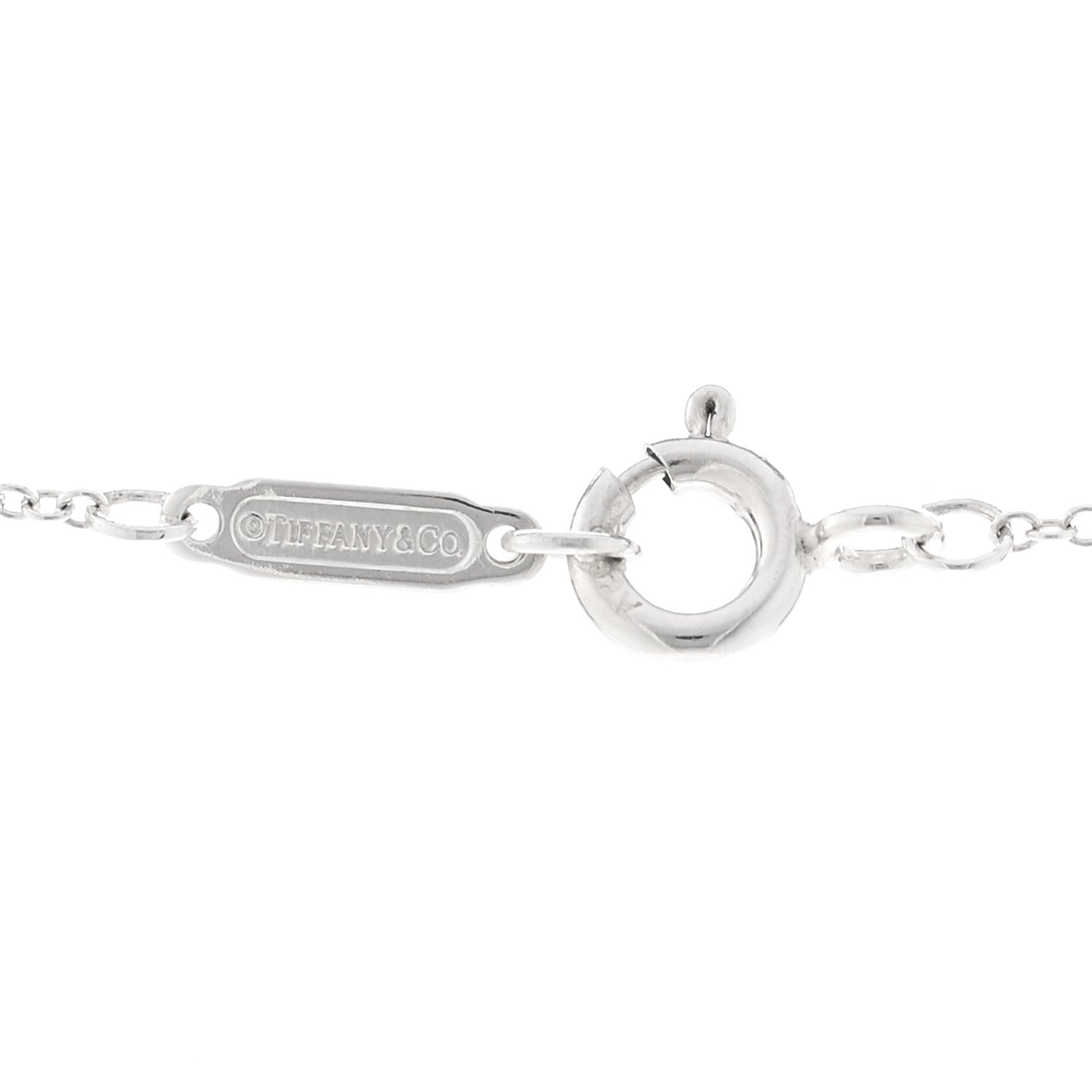 Tiffany Sterling Silver Enamel Return to Tiffany Double Mini Heart Tag Pendant Necklace Blue 4 of 5