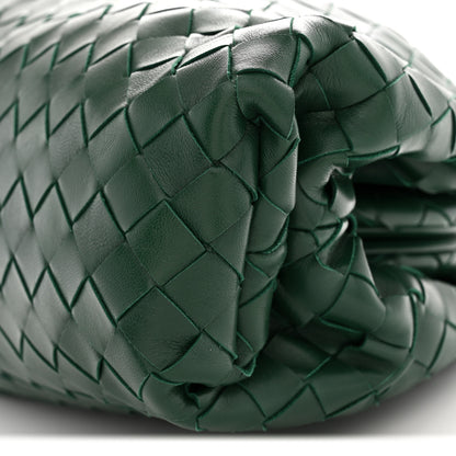Bottega Veneta Nappa Maxi Intrecciato The Pouch Oversized Clutch Raintree 10 of 10