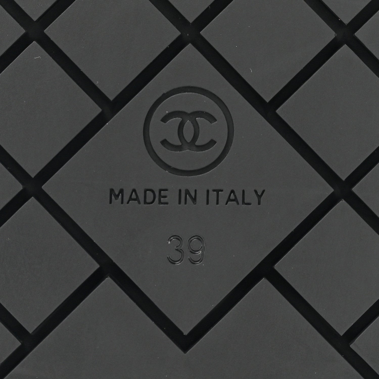 Chanel Shearling CC Flat Mules 39 Black 6 of 16