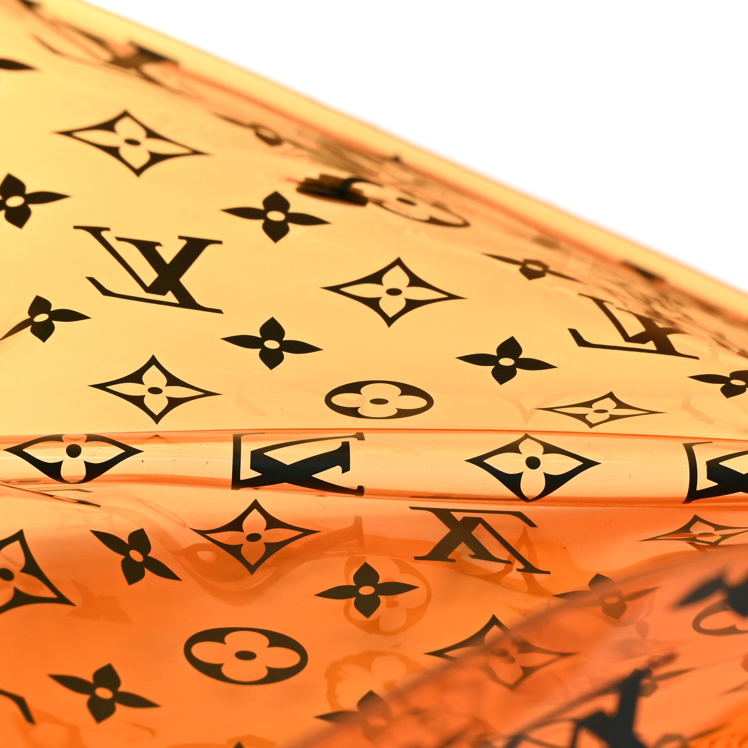 【LOUIS VUITTON】バケット付属のポーチ　モノグラム　PVC Louis Vuitton PVC Monogram Printed Envelope Pouch Orange 1785272