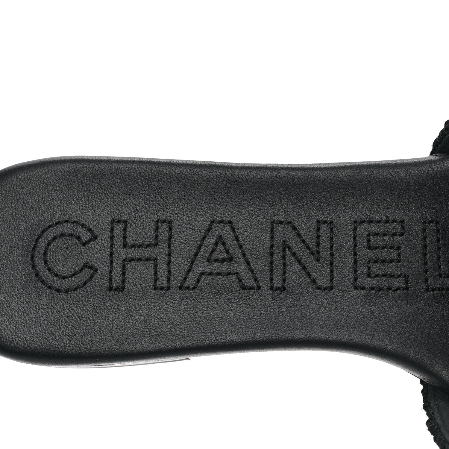 Chanel Crochet CC Mules Sandals 39 Black 7 of 9