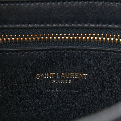 Saint Laurent Smooth Calfskin Small Monogram Cabas Black 6 of 10