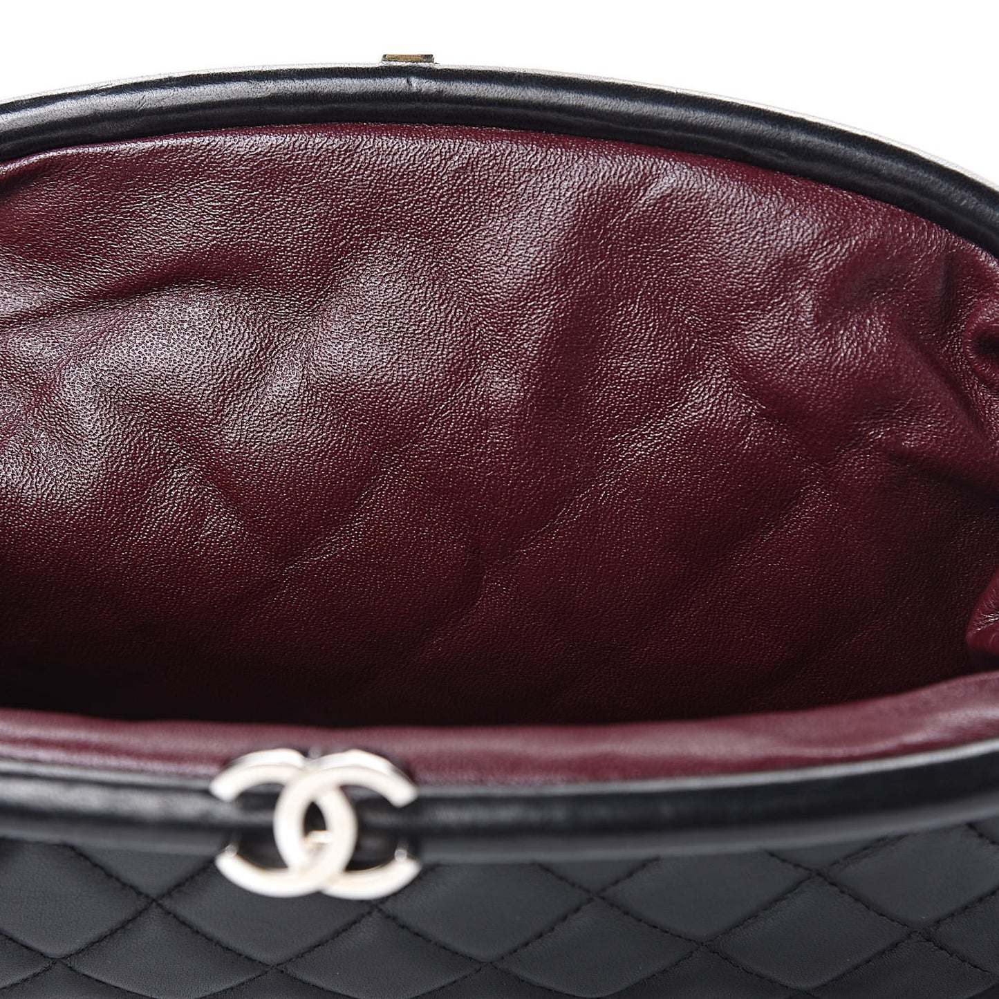 Lambskin Quilted Timeless Clutch Black