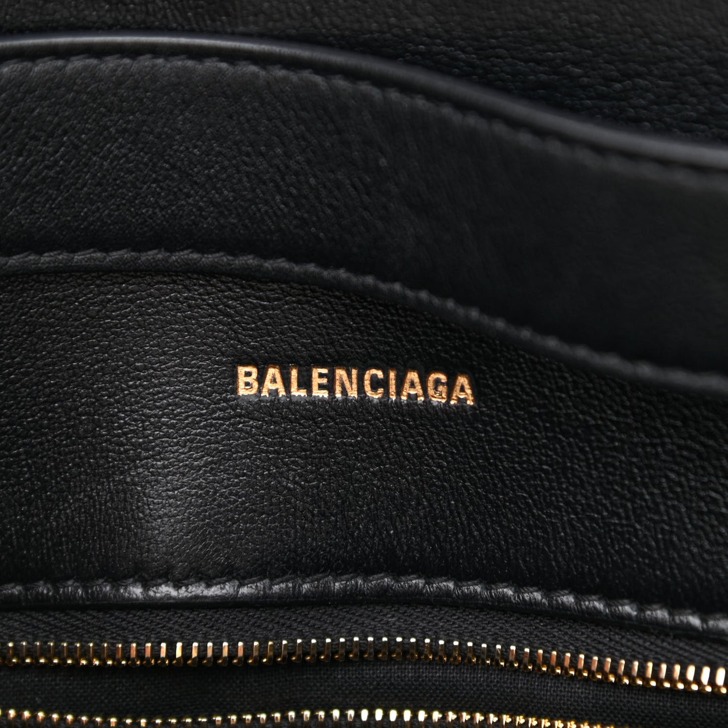Semi Shiny Smooth Calfskin XS Downtown Shoulder Bag Black