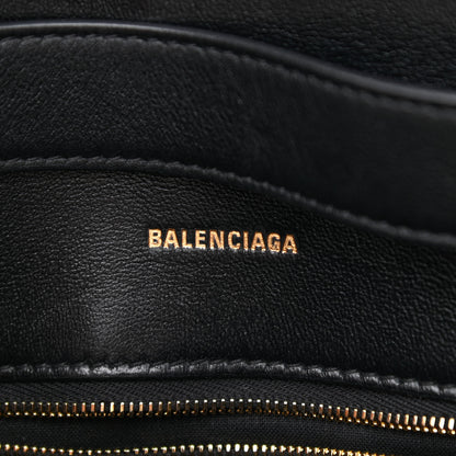Balenciaga Semi Shiny Smooth Calfskin XS Downtown Shoulder Bag Black 6 of 15