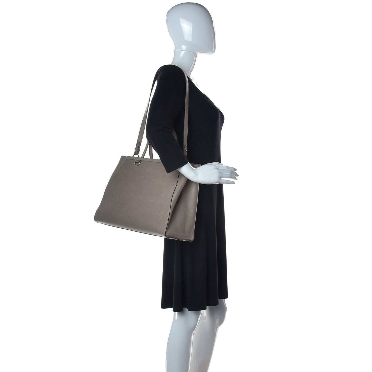 Vitello Elite Regular 2Jours Tote Tortora